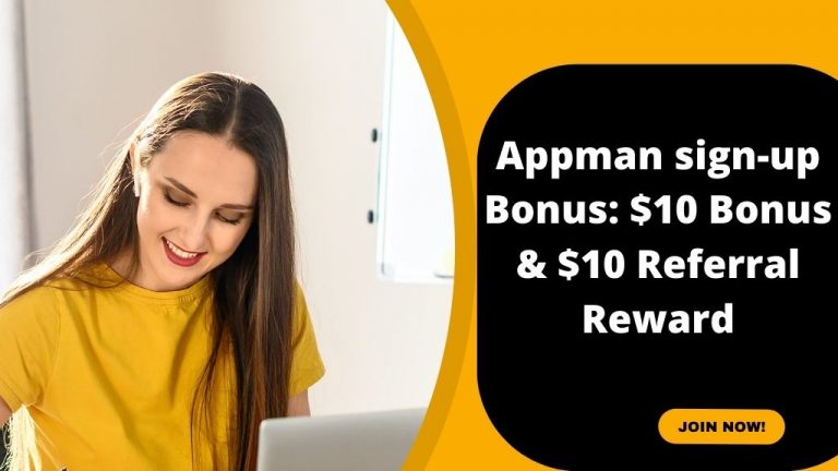Appman sign-up bonus