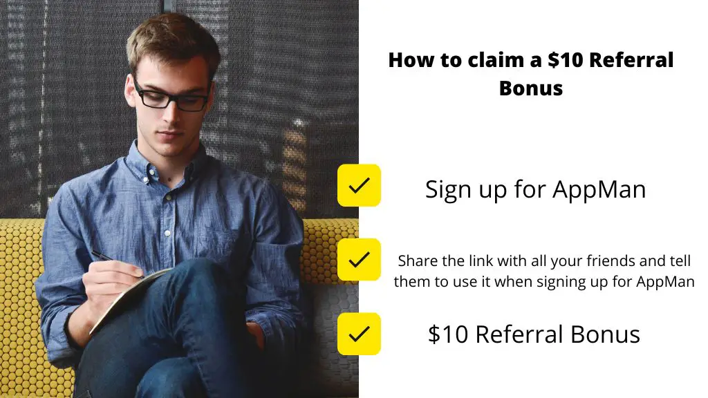 How to claim a $10 Referral Bonus