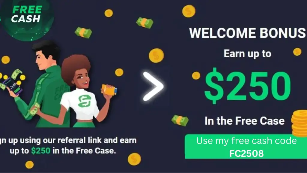 FreeCash referral code-  $250 Cash Reward 