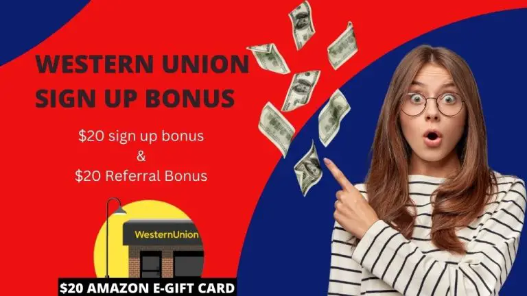 Western Union Sign Up Bonus