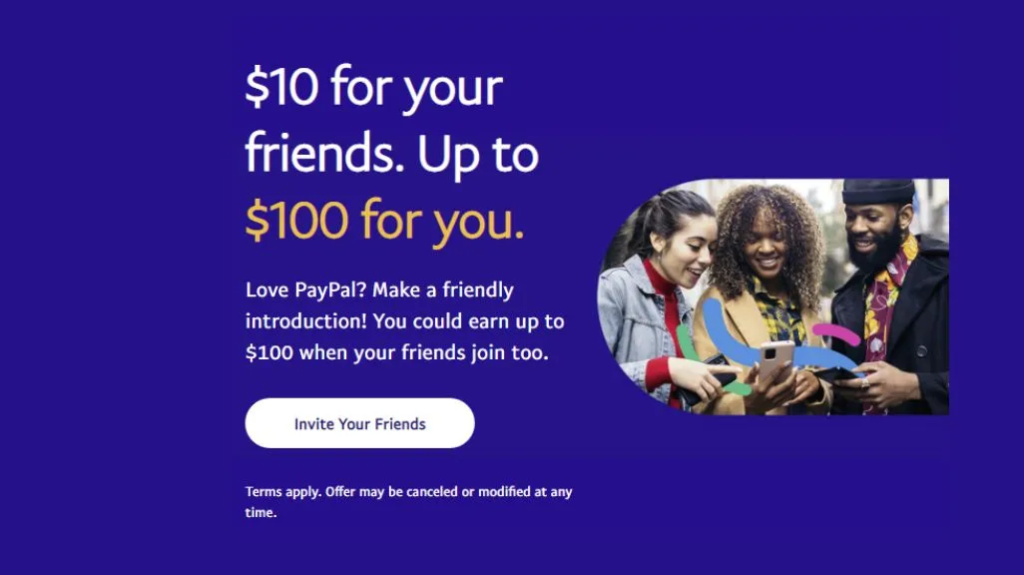 PayPal Referral Code