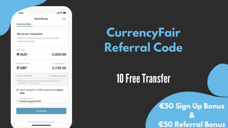 CurrencyFair Referral Code