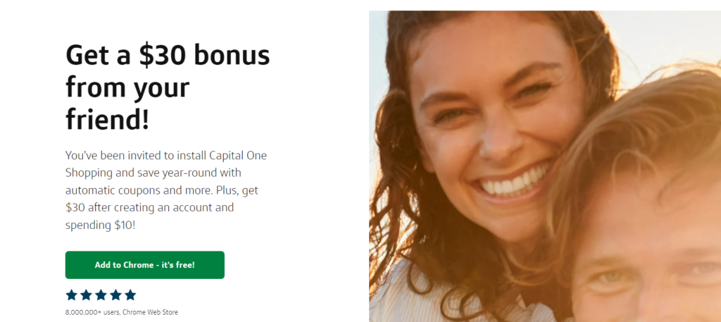Capital One Shopping Sign Up Bonus