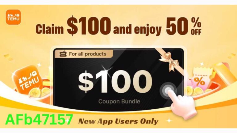 Temu Sign Up Bonus Uk