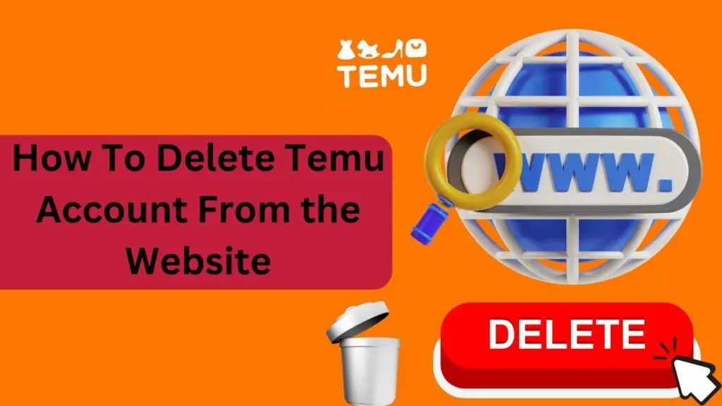 How To Delete Temu Account From the Website