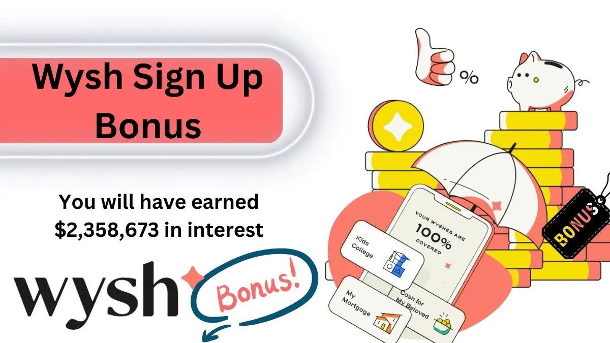 Wysh Sign Up Bonus
