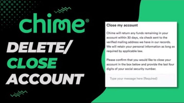 how to close a Chime account